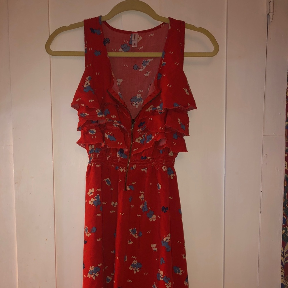 Xhilaration Red Sun Dress